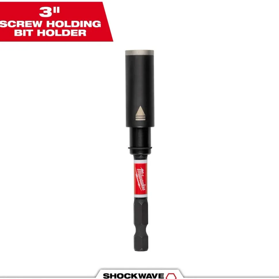 Milwaukee Tools SHOCKWAVE 3" Impact Duty Screw-Holding Bit Holder 48-32-7903