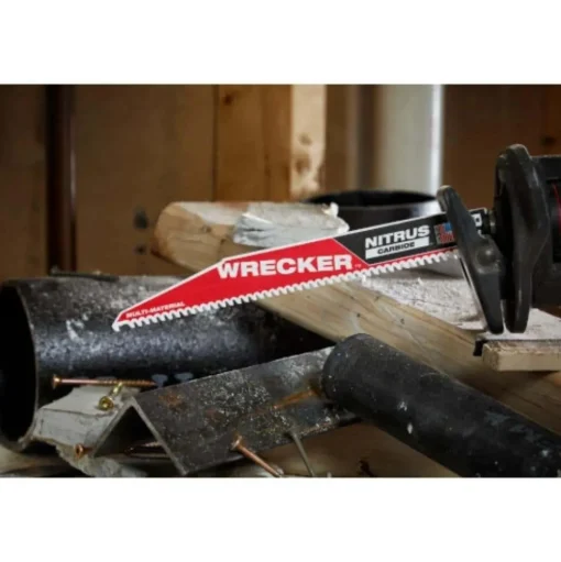Milwaukee Tools The Wrecker w/ Nitrus Carbide Teeth, 6 TPI, 9" Length (3 Pack) 48-00-5372