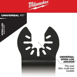 Milwaukee Universal Fit OPEN-LOK 15PC Oscillating Multi-Tool Blade Kit w/ Modular Case 49-10-9114