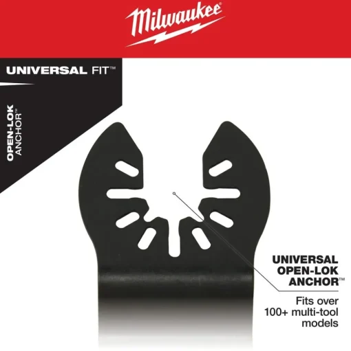 Milwaukee Universal Fit OPEN-LOK 15PC Oscillating Multi-Tool Blade Kit w/ Modular Case 49-10-9114
