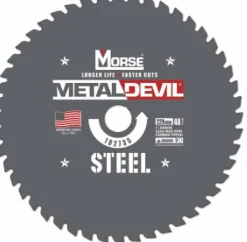 MK Morse 7-1/4" STEEL Metal Devil Circular Saw Blades 48 Tooth 20MM Arbor CSM7254820FSC