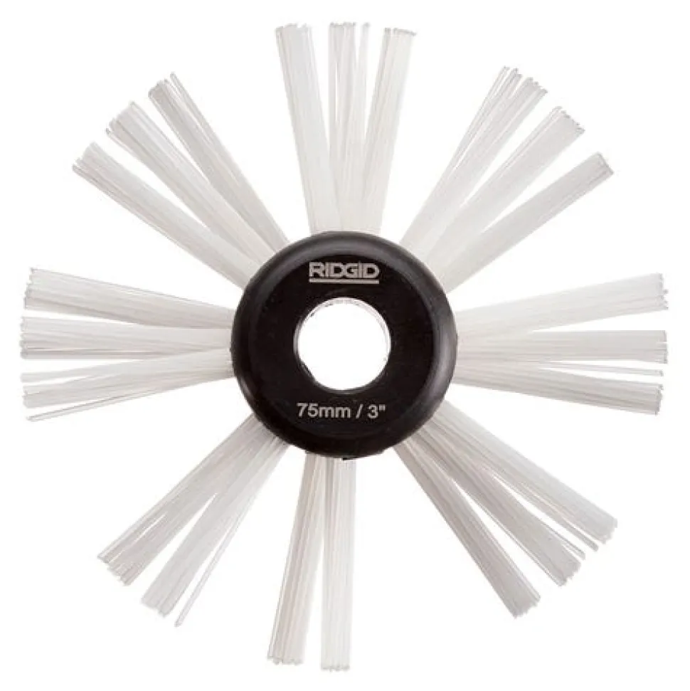 RIDGID K9-306 3" Nylon Cleaning Brush For 3/8" Cable 68958