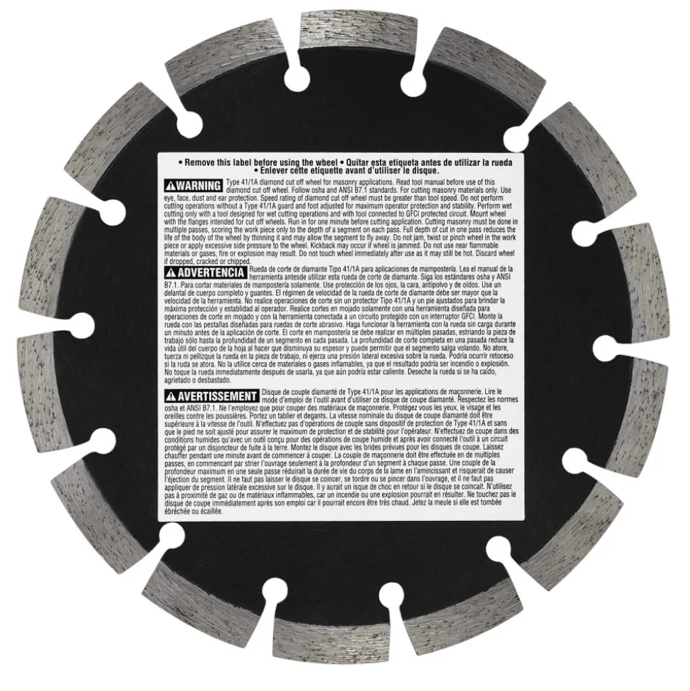 SKIL Green Cut Early Entry Assembly Kit 7" Segmented Concrete Blade SPT5007-EA
