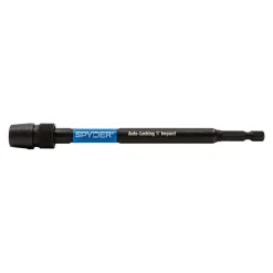 Spyder 6" 1/4" x 1/4" Locking Impact Bit Driver Holder 19082