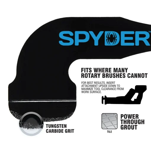 Spyder 3/16"+ Grout Removal Tool Reciprocating Saw Attachment 100231