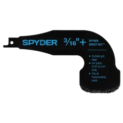 Spyder 3/16 to 3/4" Grout Removal Tool Reciprocating Saw Blade Attachment 100264