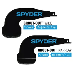 Spyder 3/16 to 3/4" Grout Removal Tool Reciprocating Saw Blade Attachment 100264