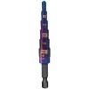 Spyder 3/16 to 1/2" Hex Shank 6 Step Drill Bit 19020