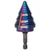 Spyder 1/4 to 1-3/8" Hex Shank 10 Step Drill Bit 19024