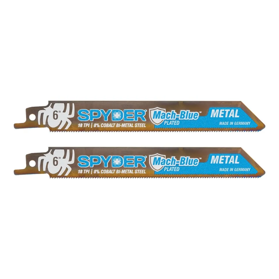 Spyder 6" 18-TPI Reciprocating Blade (2-Pack) 200320