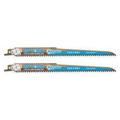 Spyder 9" 6-TPI Reciprocating Blade (2-Pack) 200321