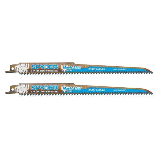 Spyder 9" 6-TPI Reciprocating Blade (2-Pack) 200321