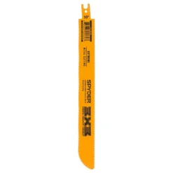 Spyder Double-Sided 10" Extreme Metal Wood/Metal Cutting 10/14-TPI Reciprocating Saw Blade 200204