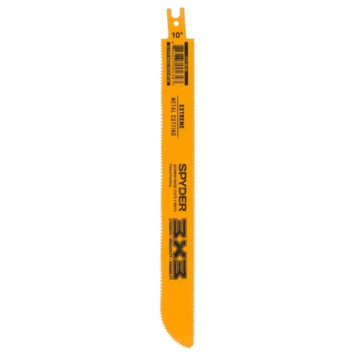 Spyder Double-Sided 10" Extreme Metal Wood/Metal Cutting 10/14-TPI Reciprocating Saw Blade 200204