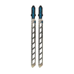 Spyder 2-Piece Skeleton 4" T-Shank High-Carbon Steel Jigsaw Clean Cut Blade Set 300022