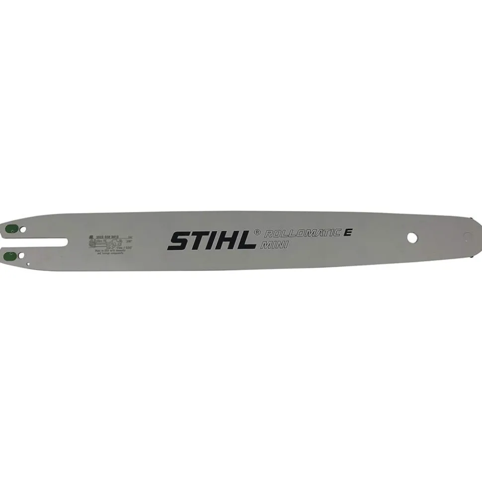 STIHL 16" Rollomatic E Chainsaw Guide Bar - 3/8" Low Profile Pitch (.043"Gauge) 3005 008 3913