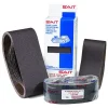 United Abrasives Sait 3" x 21" AO-X Aluminum Oxide Belts, Open Coat, X Weight Cotton, 50 Grit, Blue Line 58163
