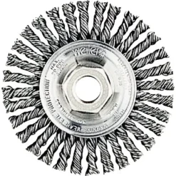 Weiler Roughneck Stringer Bead Wheel, 7" x 3/16" x 5/8-11 UNC x 0.020", 9000