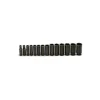 Wright Tool 1/2" SAE Impact Socket Set 14 Piece WR407